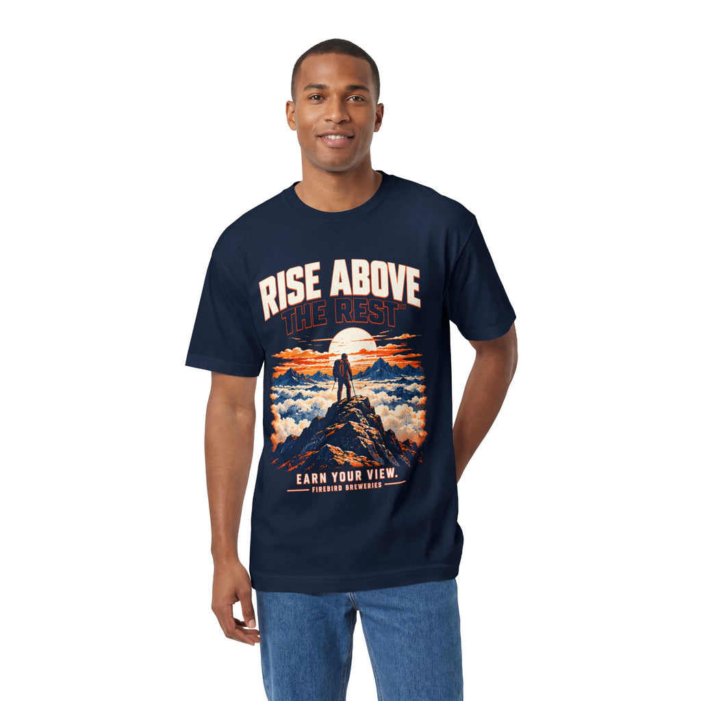 Rise Above the Rest™ T-Shirt — Mountain Hiker Graphic Tee