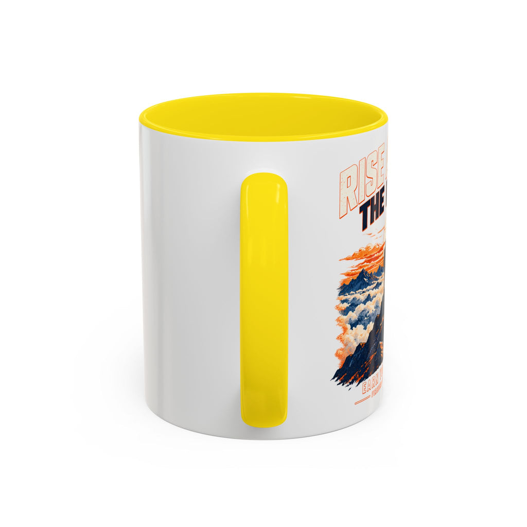 Mountain Sunrise Accent Coffee Mug - Scenic Nature Coffee Cup (11/15oz)