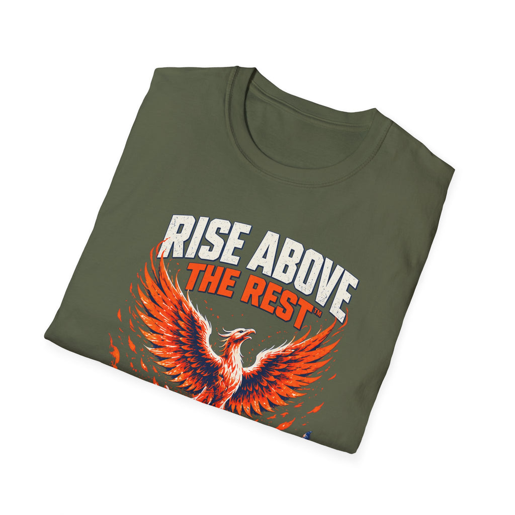 Rise Above the Rest™ Firebird T-Shirt — ‘Your Past Doesn’t Define Your Altitude’ Tee