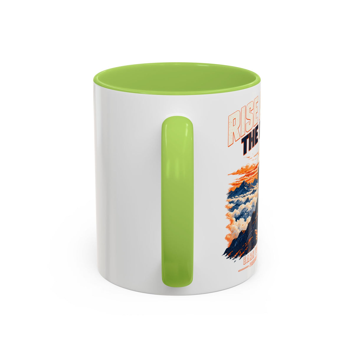 Mountain Sunrise Accent Coffee Mug - Scenic Nature Coffee Cup (11/15oz)