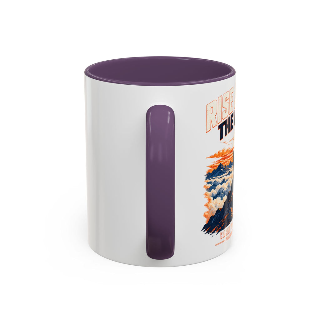 Mountain Sunrise Accent Coffee Mug - Scenic Nature Coffee Cup (11/15oz)