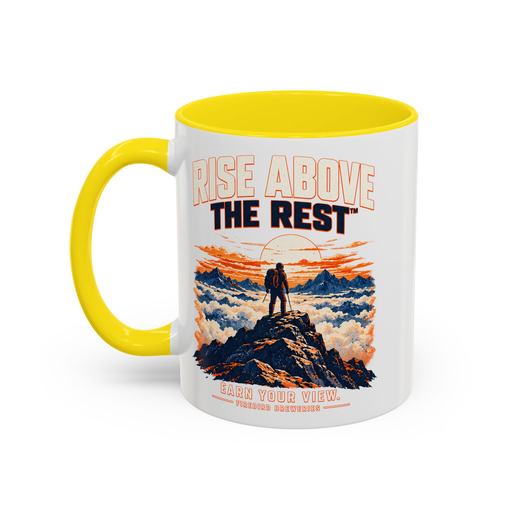 Mountain Sunrise Accent Coffee Mug - Scenic Nature Coffee Cup (11/15oz)