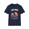 Adventure Seeker T-Shirt — 'Trail Conqueror' Mountain Hiker Graphic