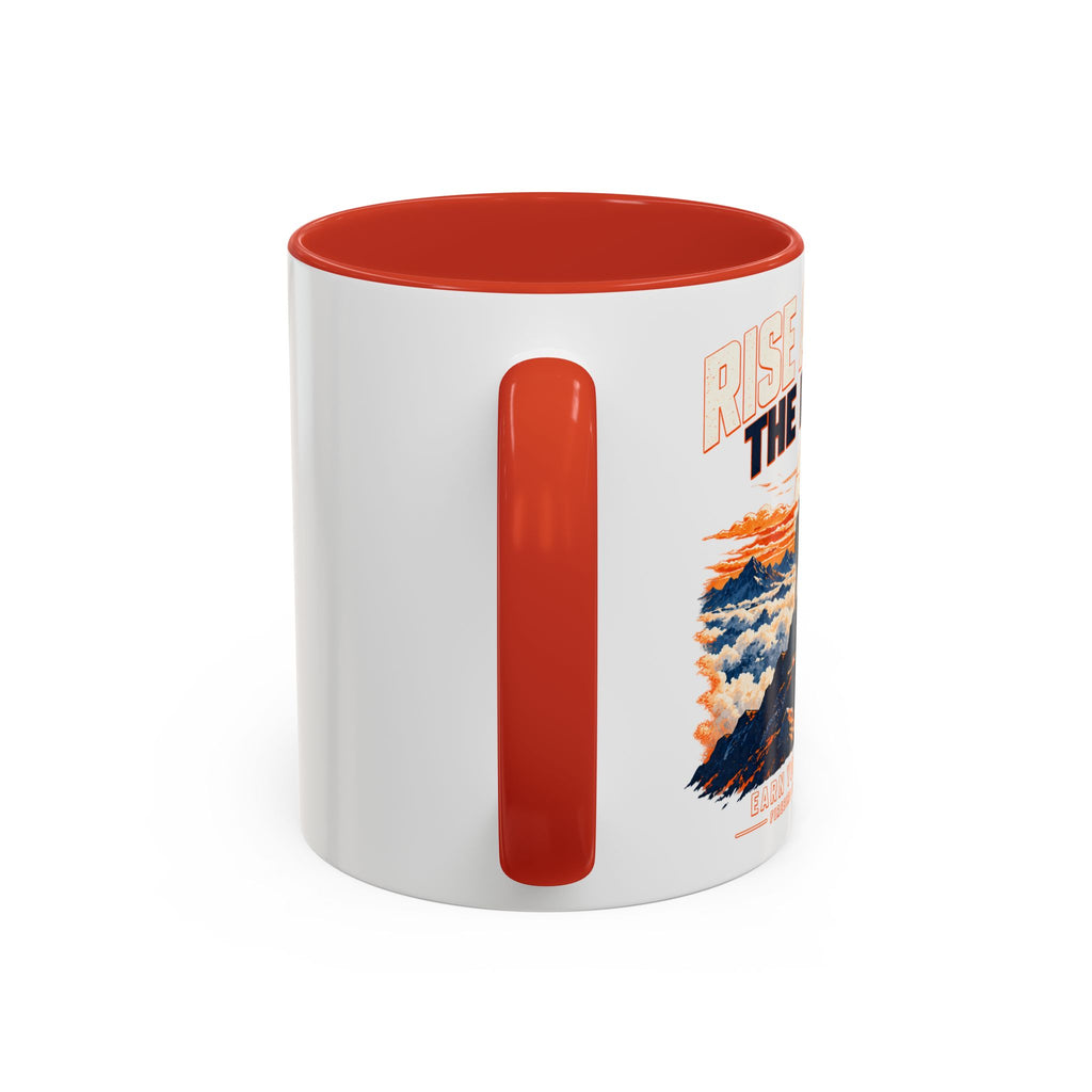 Mountain Sunrise Accent Coffee Mug - Scenic Nature Coffee Cup (11/15oz)