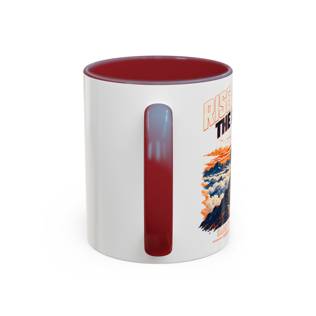Mountain Sunrise Accent Coffee Mug - Scenic Nature Coffee Cup (11/15oz)