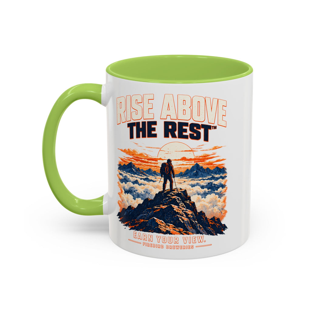 Mountain Sunrise Accent Coffee Mug - Scenic Nature Coffee Cup (11/15oz)