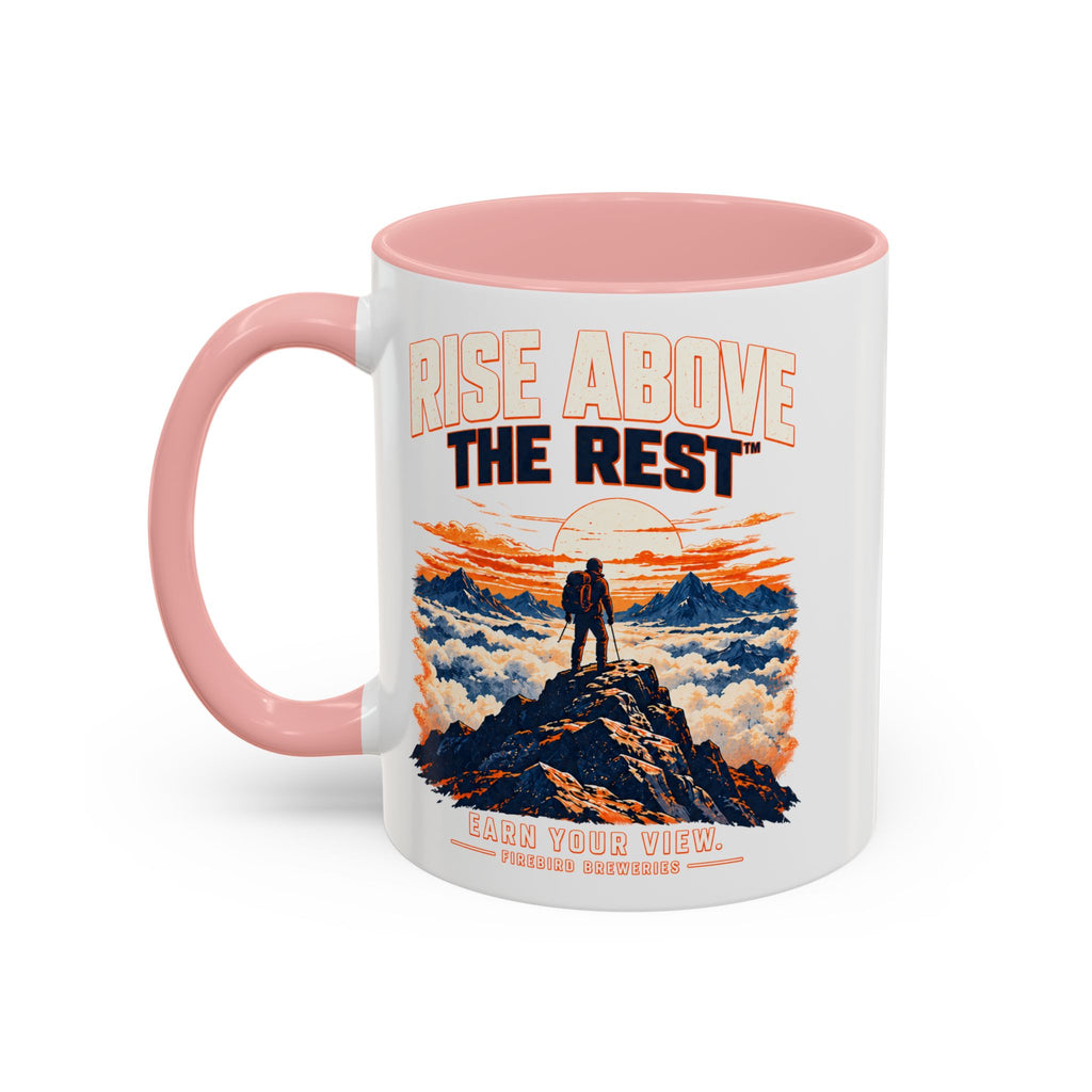Mountain Sunrise Accent Coffee Mug - Scenic Nature Coffee Cup (11/15oz)